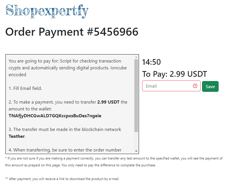 USDT Crypto Payment Gateway: Accept Cryptocurrency for Digital Products Easily.